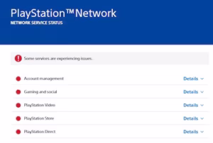 Playstation is nog steeds offline